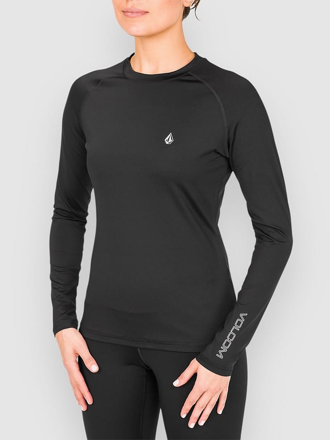 Volcom V-Science Crew Base Layer Top zwart