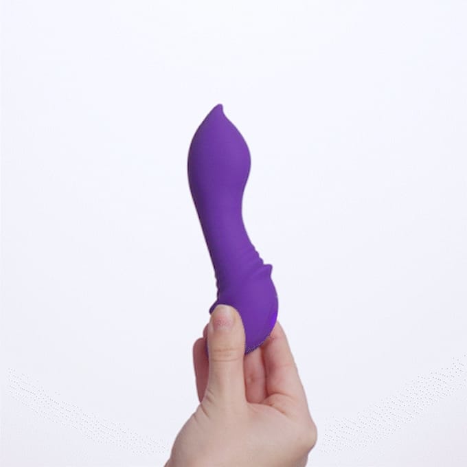 Teazers – Curling Mini Vibrator – Midnight Violet