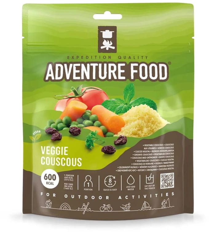 Adventure Food Veggie Couscous, gevriesdroogd voedsel