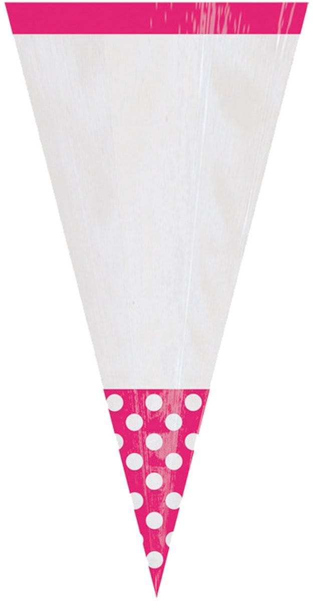 Amscan Feestzakjes Polkastip 24,7 Cm 10 Stuks Roze