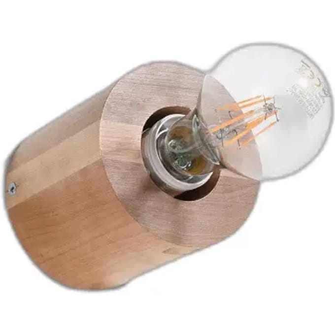 Sollux Lighting Plafondlamp Flash - E27 - wit - staal - 21x10x10cm