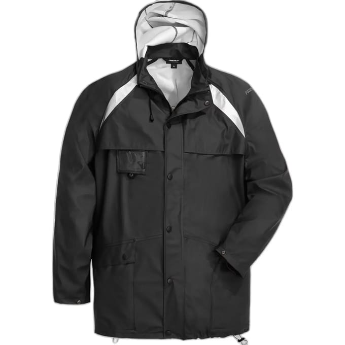 Fristads Regenjack 432 Rs - Zwart - M
