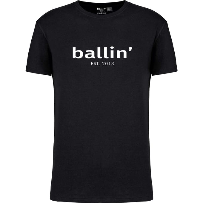 Ballin Est. 2013 - Heren Tee SS Regular Fit Shirt - Zwart - Maat L