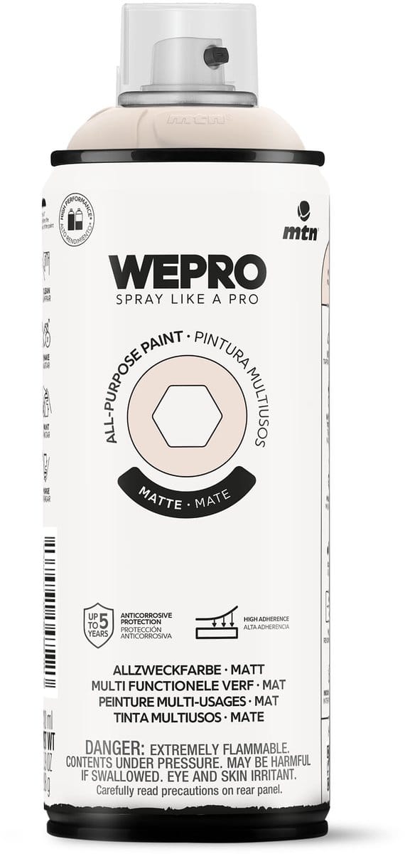 Spuitbus Roze Sand Mat MTN WEPRO ALL-PURPOSE PAINT 400ML