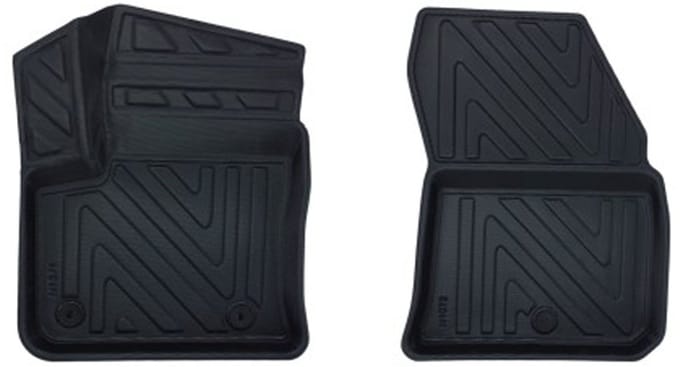 Rubbermatten Opel Corsa-e F (electric) 2020-heden (voorset) - Premium carbonlook