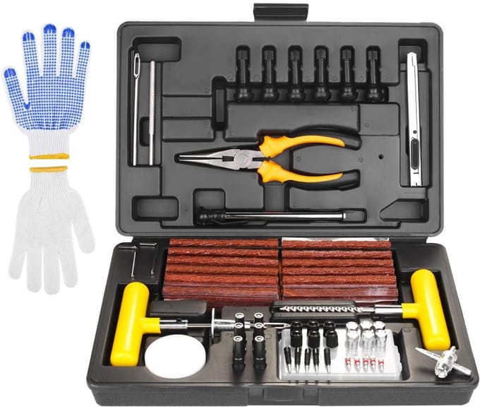 Proppenset - Autobanden Reparatie Set - Autobanden Pomp