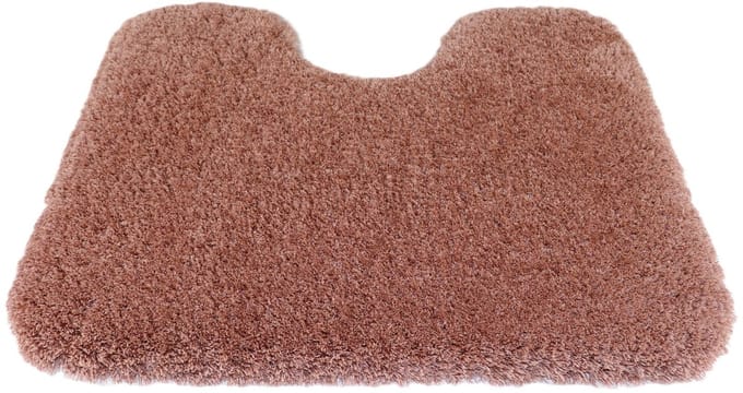 PRIMA - Dolce - WC mat - 50x60cm - oud roze - antislip - met uitsparing 21cm