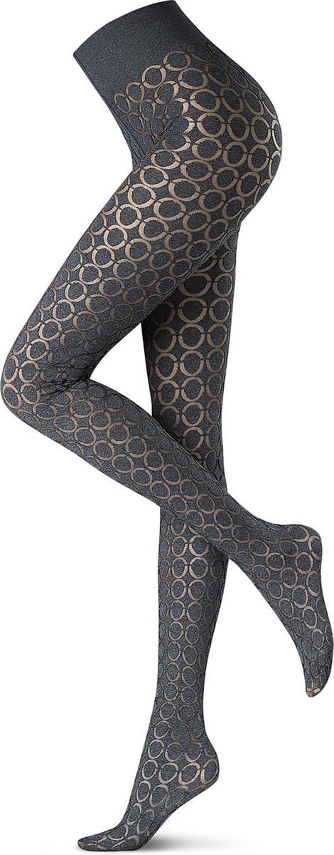 Oroblu Loop Panty - 80/20 denier - Zwart melange - Maat S