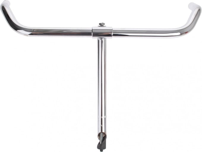 Humpert Stuur Omafiets XL Grepen 22,2 550 22,2 mm Zilver