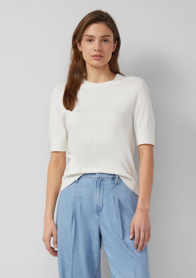s.Oliver  Pullover White Maat: 34 | Sweaters Outlet | Dames | Wit