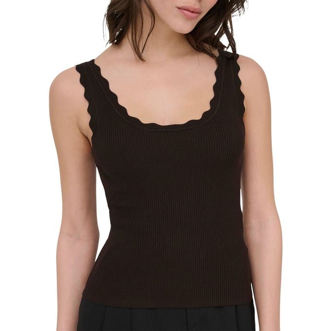JDY Nanna Scallop Edge Top Dames - Maat S