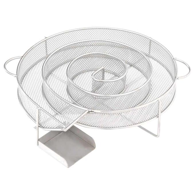 vidaXL - Rookgenerator - koud - rond - 19,5 - cm - roestvrij - staal