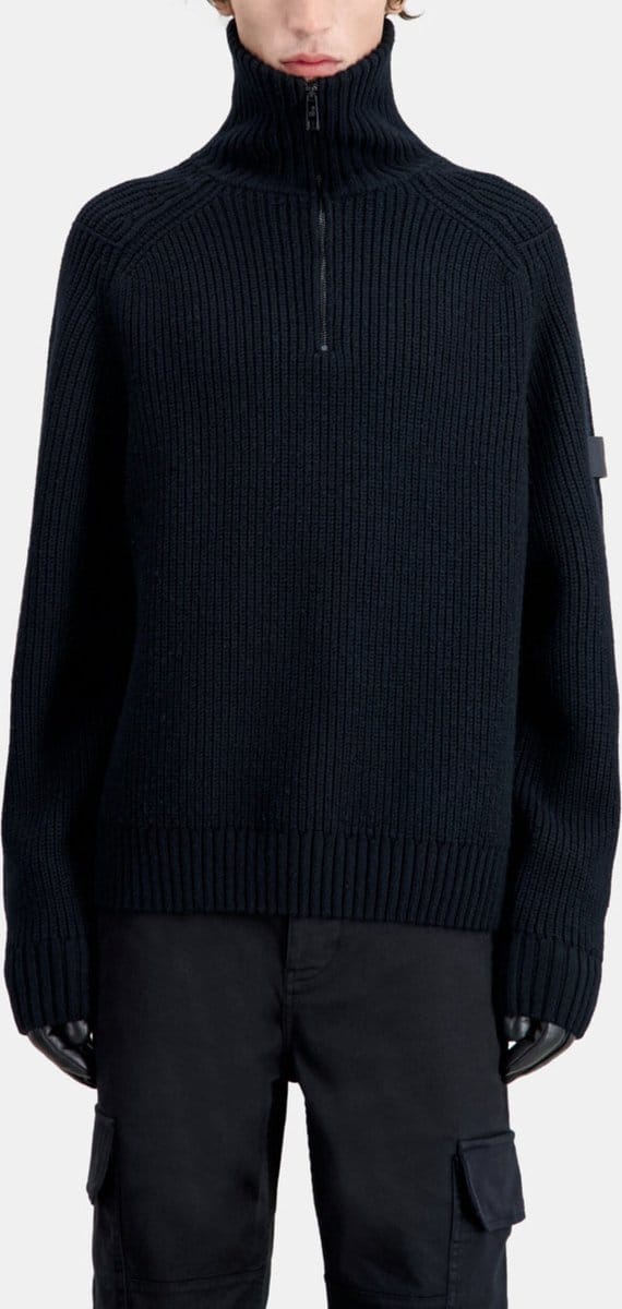 The Kooples ZWARTE WOLLEN TRUI Maat L