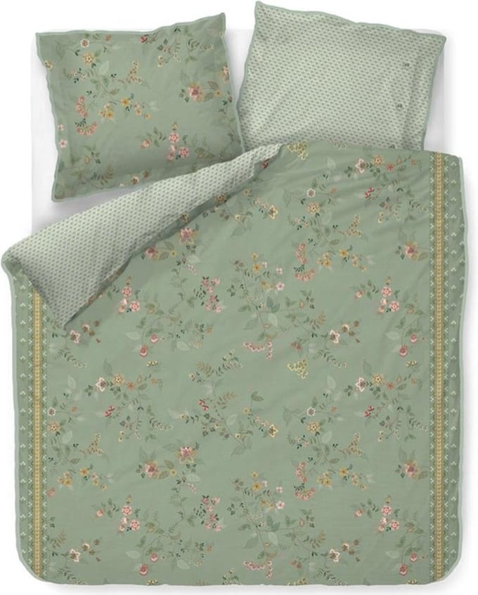 Pip Studio Dekbedovertrek Kili Flower Green 1 persoons