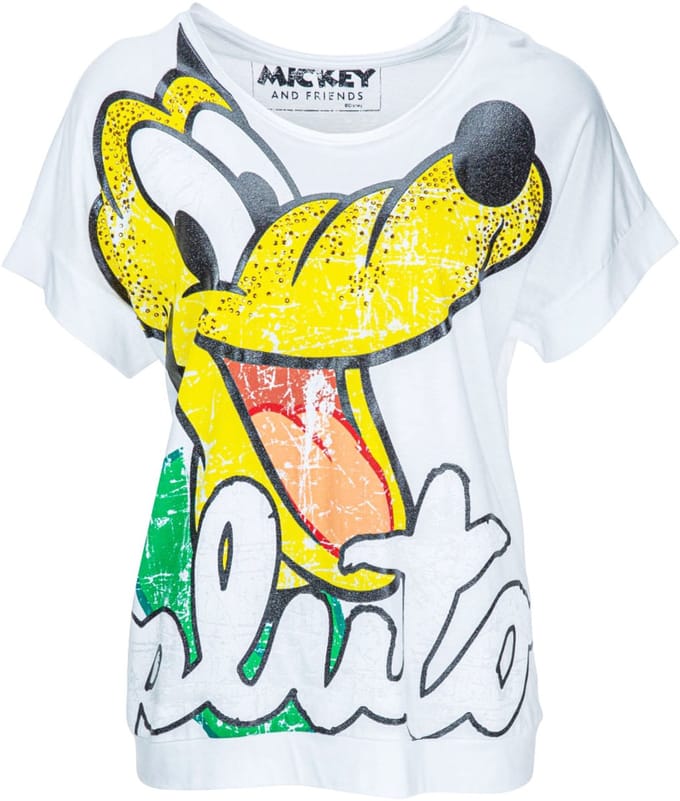 Frogbox • wit t-shirt met Pluto • maat 36