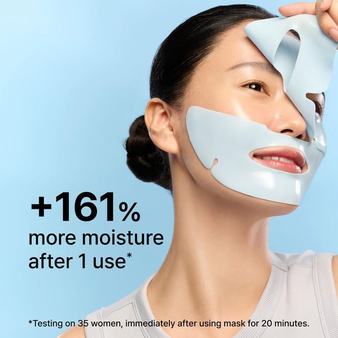 Dr.Jart+ Cryo Rubber Moisturizing Hydrogel Face Mask with Hyaluronic Acid (2 Pack)
