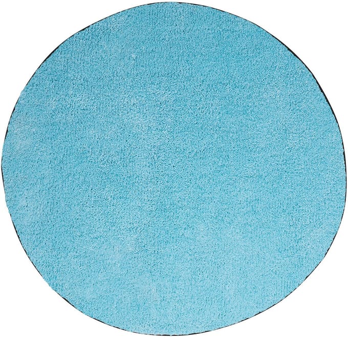 DEMRE - Shaggy vloerkleed - Lichtblauw - 140 cm - Polyester