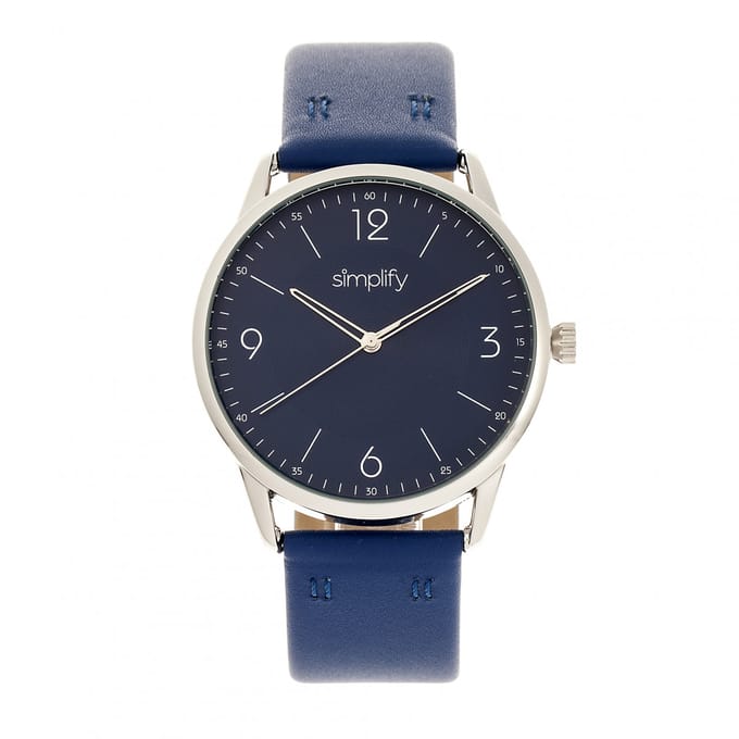 Vereenvoudig het 6300 horloge met leren band
