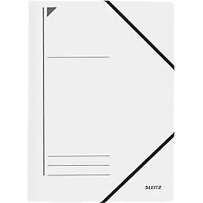 LEITZ® hoekmap, DIN A4, elastische sluiting, wit