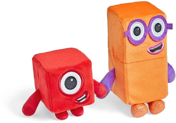 Learning Resources Numberblocks® One & Two - Knuffelset - vanaf 18 maanden