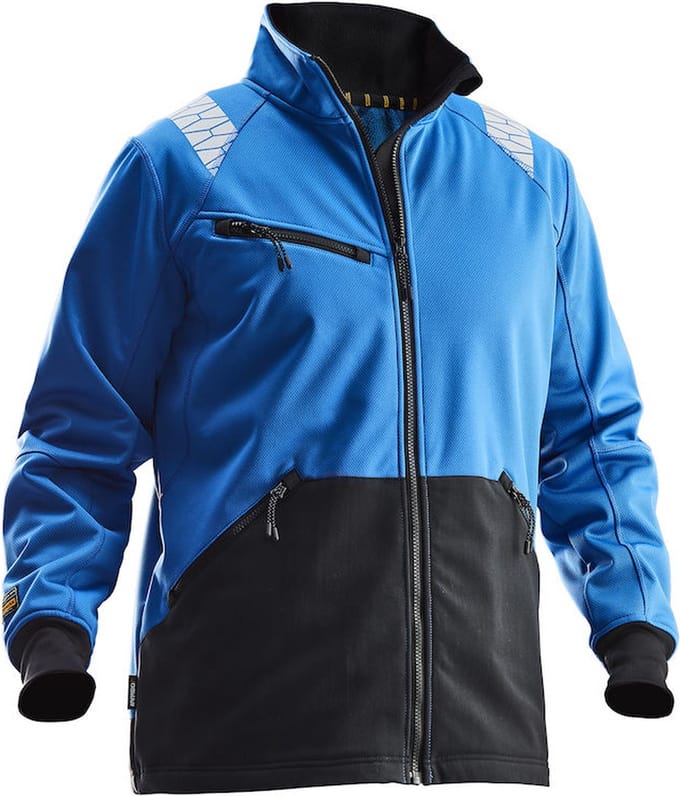 Jobman Jacket Windblocker - Kobalt/Zwart - Maat XXL