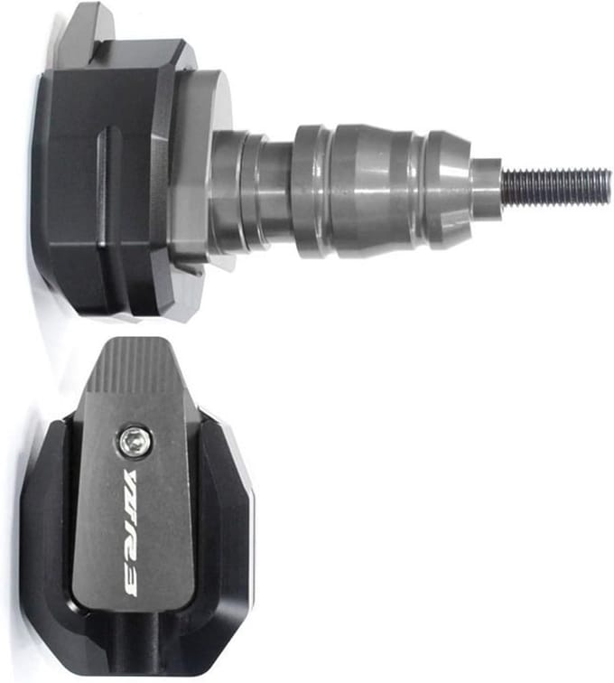 Frame Sliders Motor - Valbescherming Motorfiets - Bescherming Motor - Kuip Beschermer - Set van 2 - Titanium
