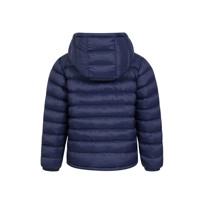 Mountain Warehouse Gewatteerde jas met imitatiebont voor kinderen/kinders (Marine)