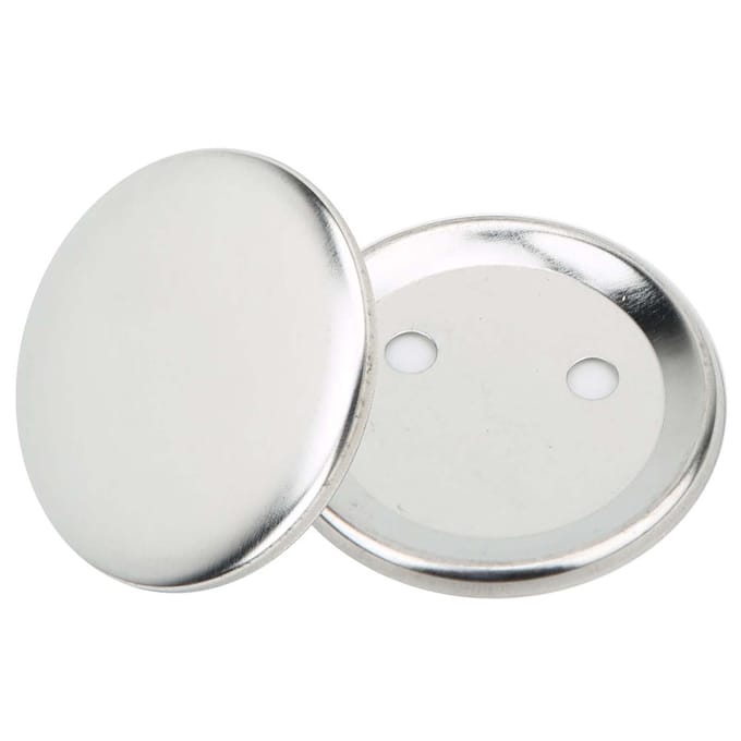 100 Sets 56mm Badge Pin Button Onderdelen Badge Maak Benodigdheden DIY Knutsel Materialen white