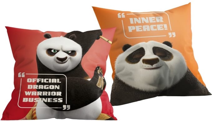Kungfu Panda Kussen Sierkussen 40x40cm inclusief vulling