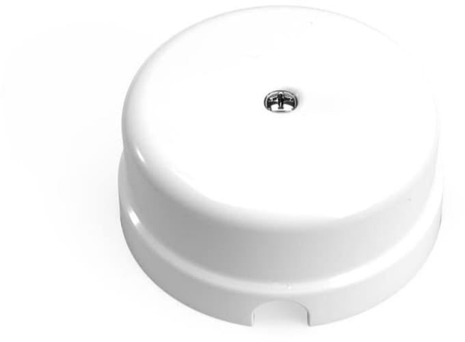 Porseleinen Aftakdoos 78 mm - Wit en Zwart