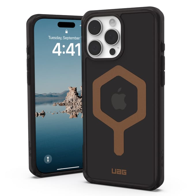 UAG Plyo Backcover MagSafe voor de Apple iPhone 16 Pro Max - Black / Bronze