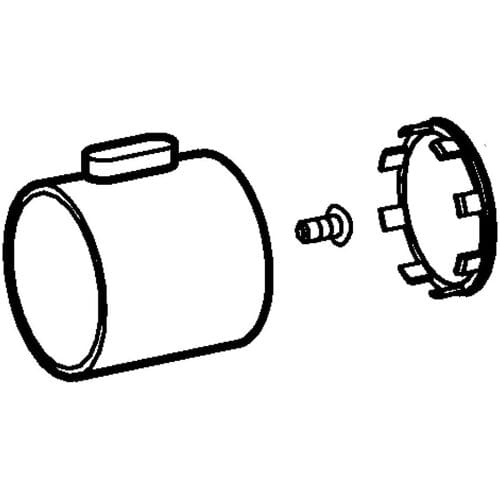Hansa replacement set handle complete 59913952