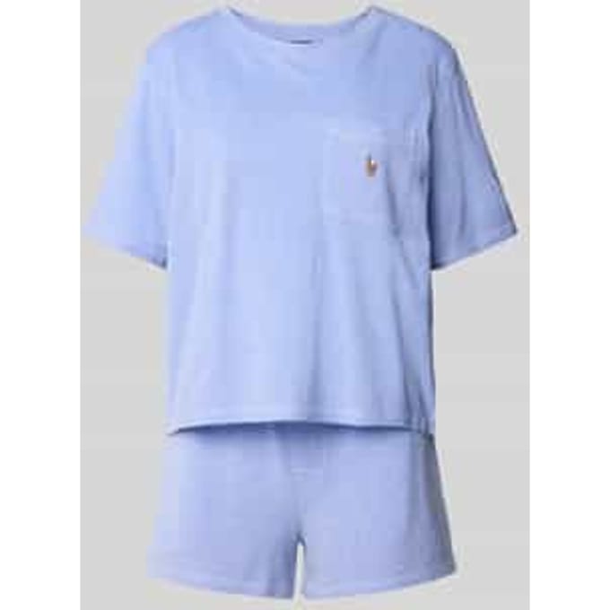 Pyjama met logostitching, model 'OXFORD'