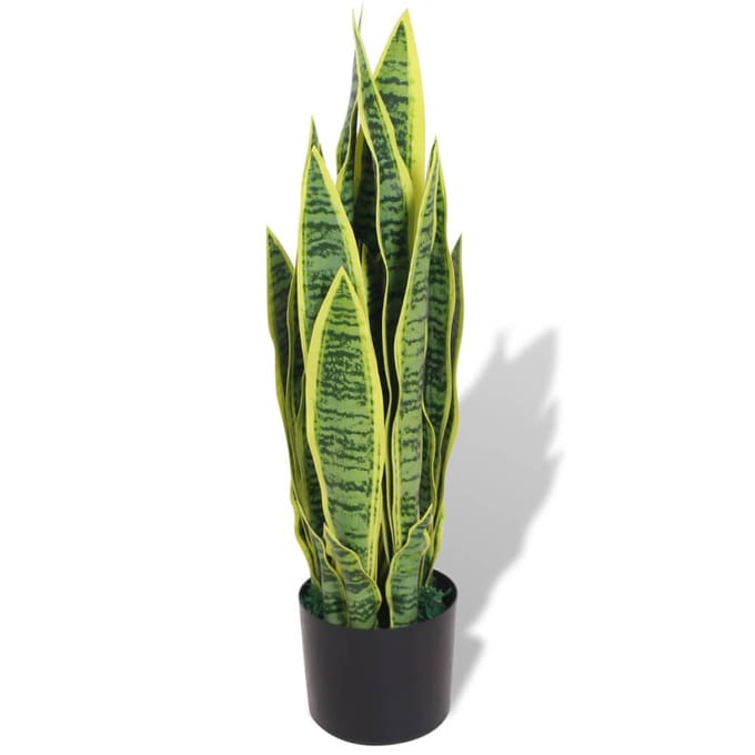 vidaXL - Kunst - sanseveria - plant - met - pot - 65 - cm - groen