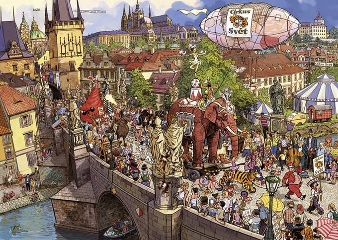 Heye Puzzel Puz.Street Parade 2000 3hkg..