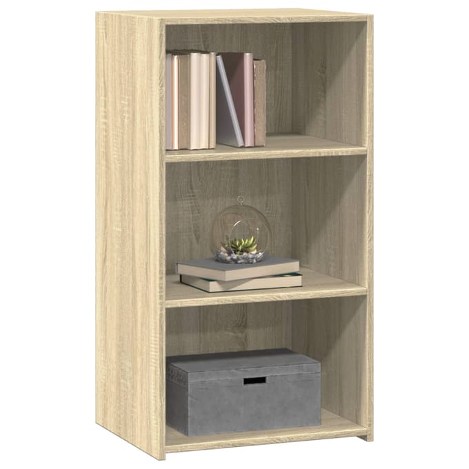 vidaXL - Dressoir - 50x41x93 - cm - bewerkt - hout - sonoma - eikenkleurig