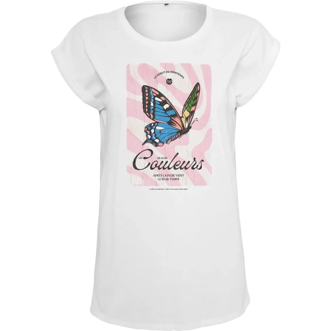 Mister Tee - Couleurs Dames Tshirt - XS - Wit