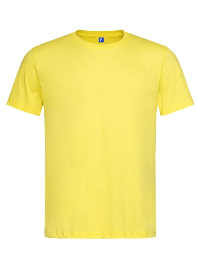 Kruze Heren Crew Neck T-Shirts (5 Pack) - NVY/GRY/SKY/YLW/BEIGE