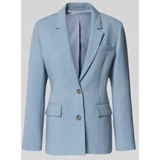 Regular fit longblazer met reverskraag model 'RITA'