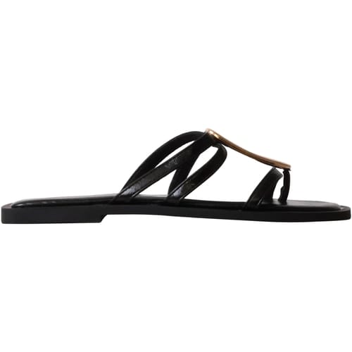 Platte instapsandalen uit Parijs
