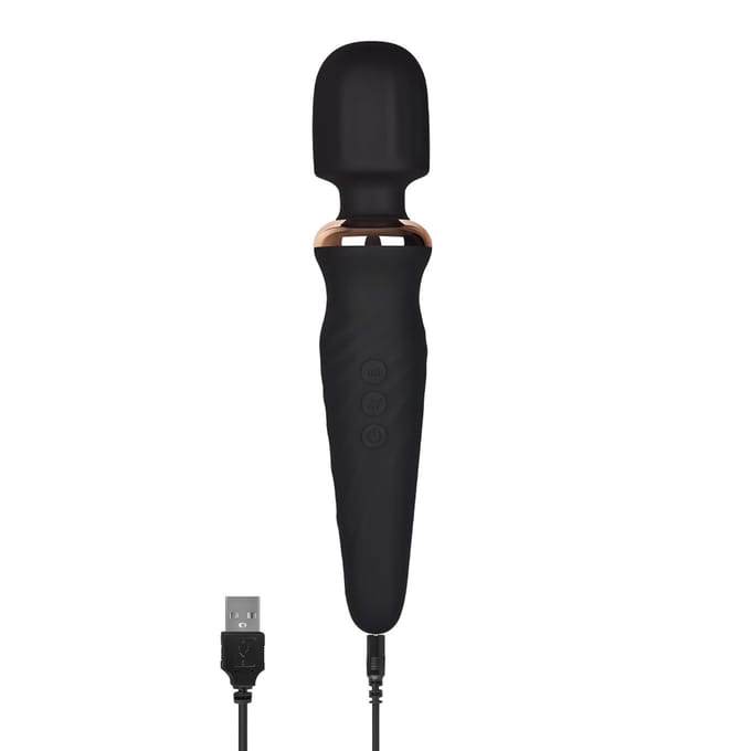 EIS, vibrator, 'siliconen massage-apparaat', 20 programma's, waterdicht, zwart