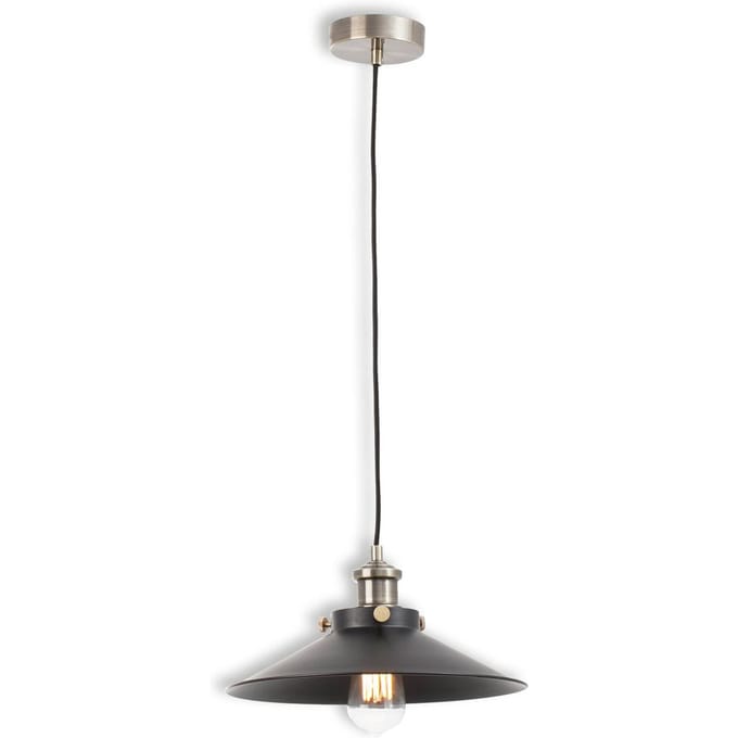 FARO BARCELONA Zwarte hanglamp Marlin