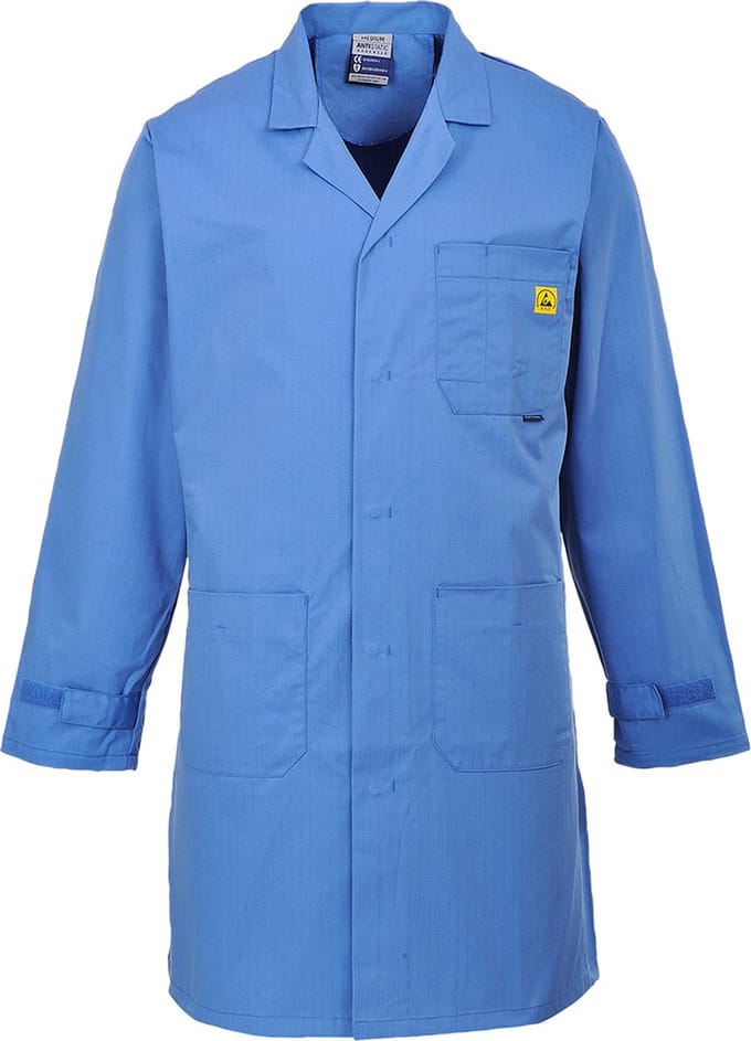 Portwest Antistatische ESD Jas AS10 - Hamilton Blauw - S