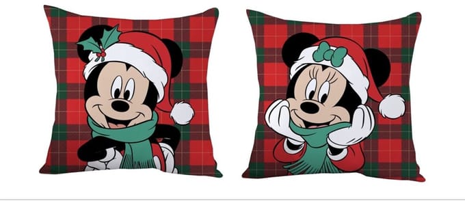 Mickey Mouse sierkussen Kerst - 35X 35 cm