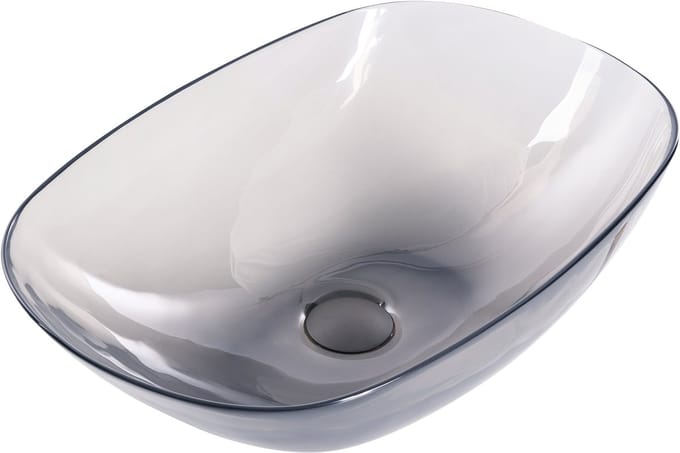 MOENGO - Wastafel - Zwart - Solide ondergrond