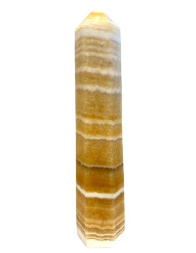 Calciet geel edelsteenpunt nr.02