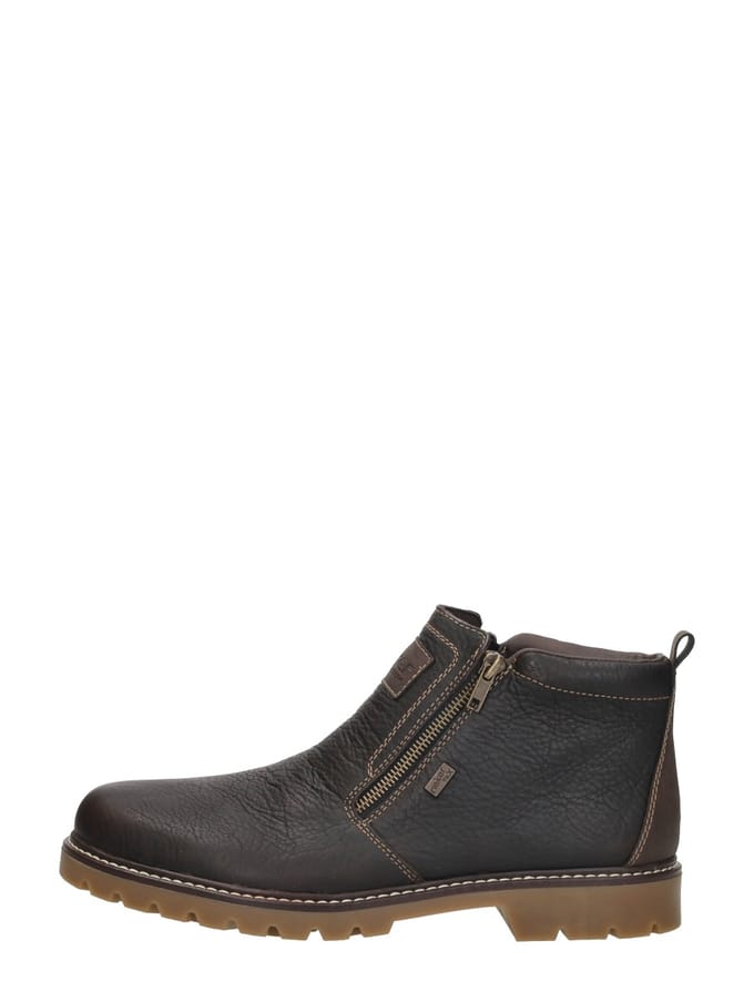 Rieker Tex Veterschoenen bruin Leer - Maat 41