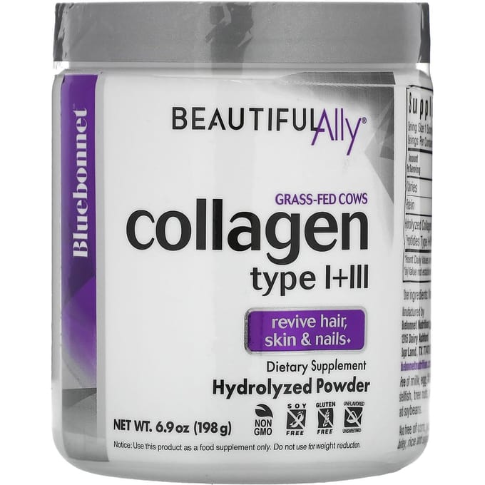 Bluebonnet Nutrition, Beautiful Ally, I + III Collageen, 196 g (198 gr)