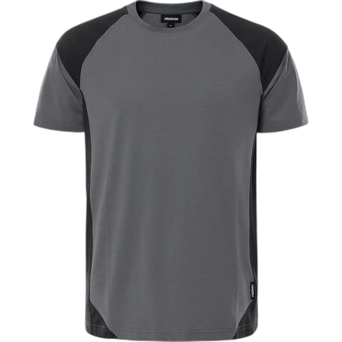 Fristads Heavy T-shirt 7046 GTM - Grijs/Zwart - S