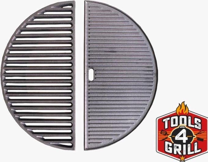 Tools4Grill gietijzeren rooster bakplaat set - 23 inch